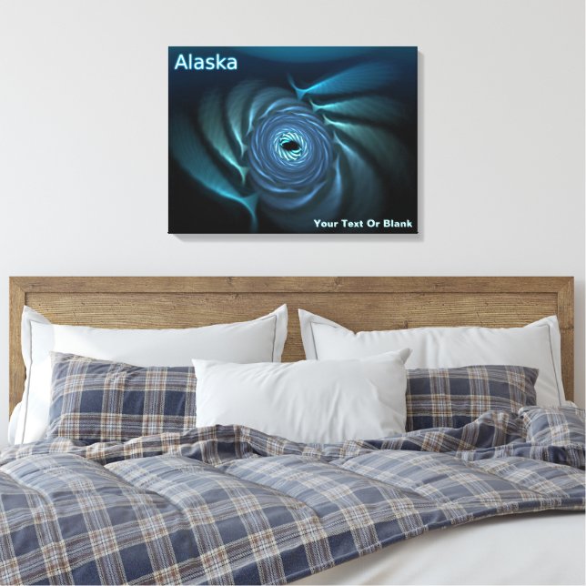 Eiswale - Alaska Leinwanddruck (Insitu (Schlafzimmer))