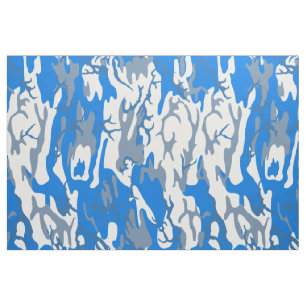 Eiswasser Blaue Camouflage Stoff