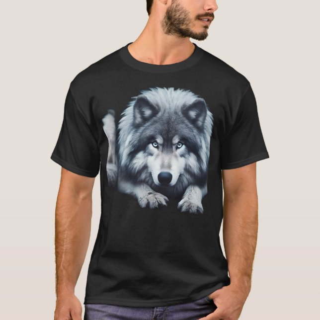 EisWolf - Geist der Nordwild T-Shirt (Vorderseite)