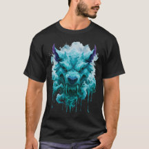 Eiswolf Grafik T-Shirt