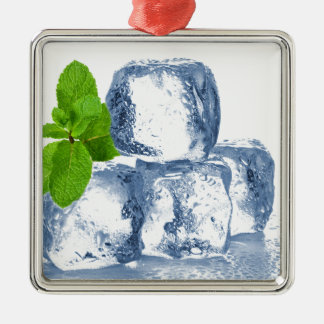 Eiswürfel cool sich ornament aus metall