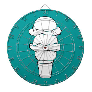 Eiswürfel Dartscheibe
