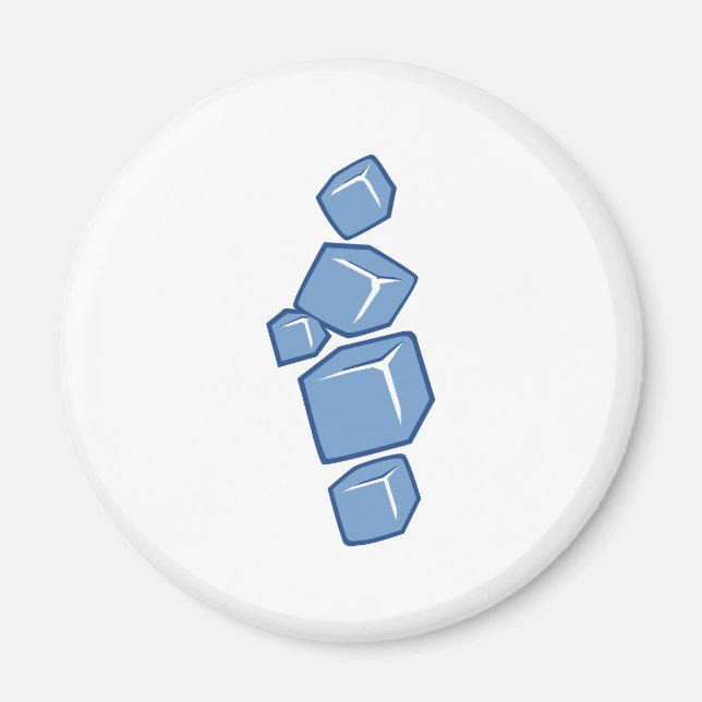 Eiswürfel Magnet (Vorne)