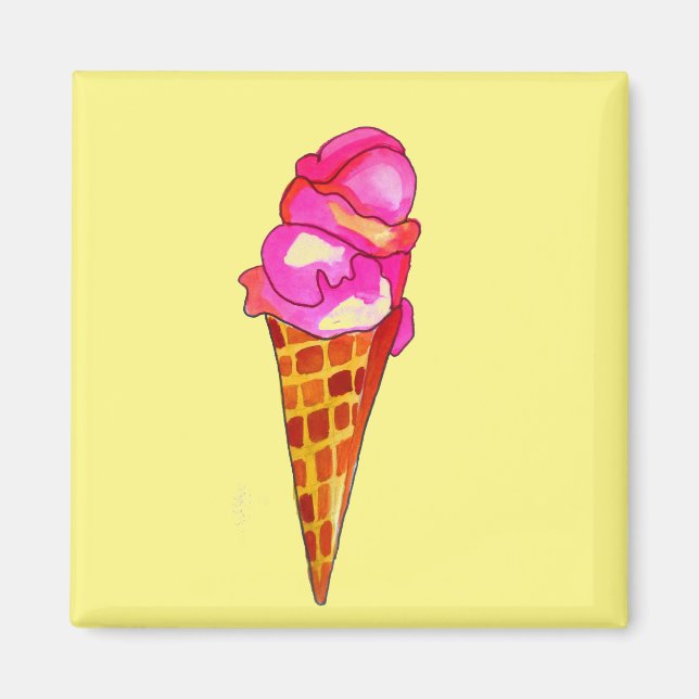 Eiswürfelgelat niedliche Küche Magnet (Vorne)