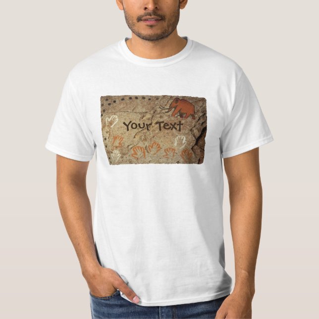 Eiszeit Höhle Kunst T-Shirt (Vorderseite)