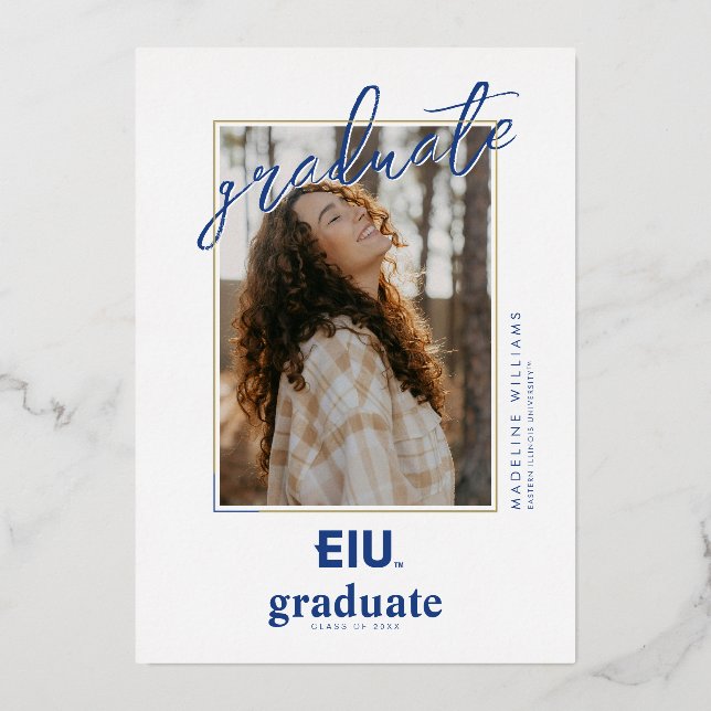 EIU-Blockbuchstabe Folieneinladung (Vorderseite)