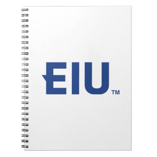 EIU-Blockbuchstabe Notizblock
