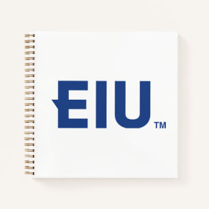 EIU-Blockbuchstabe Notizbuch