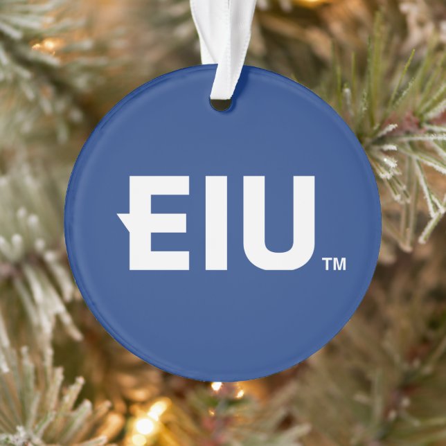 EIU-Blockbuchstabe Ornament (Baum)