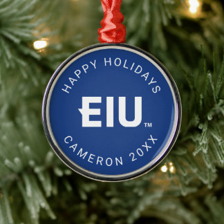 EIU-Blockbuchstabe Ornament Aus Metall