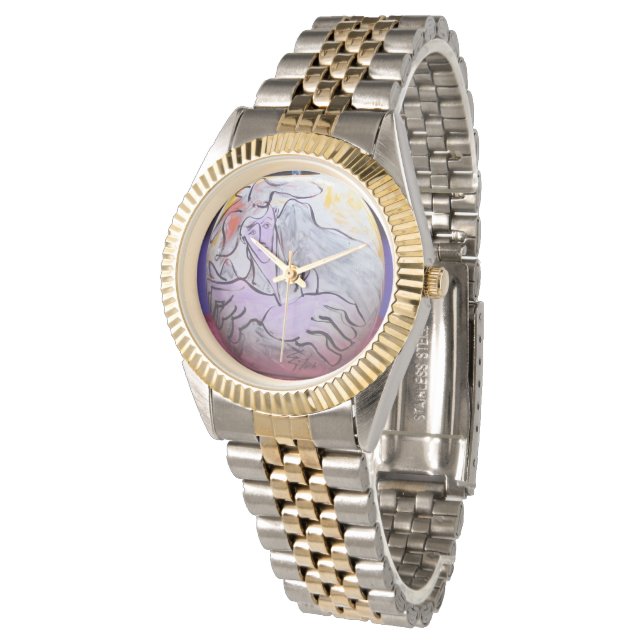 ej gold — Archangel Gadriel Armbanduhr (Schrägansicht)