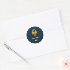 Ejercito de Tierra passport Phone Case Runder Aufkleber