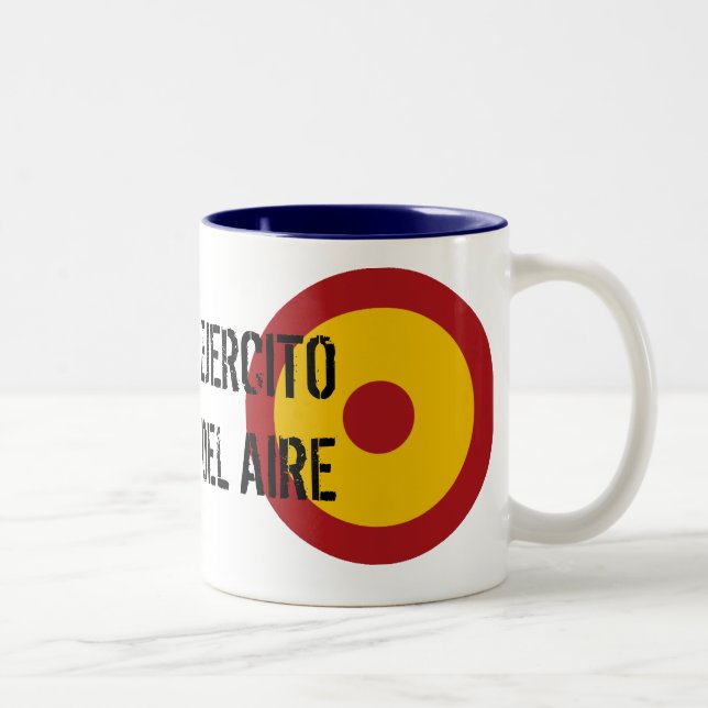 EJERCITO DEL die AIRE Spanisch-Luftwaffe Zweifarbige Tasse (Rechts)