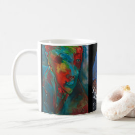 Ejgoldguru - Akryllisch - Portrait eines Engels Kaffeetasse