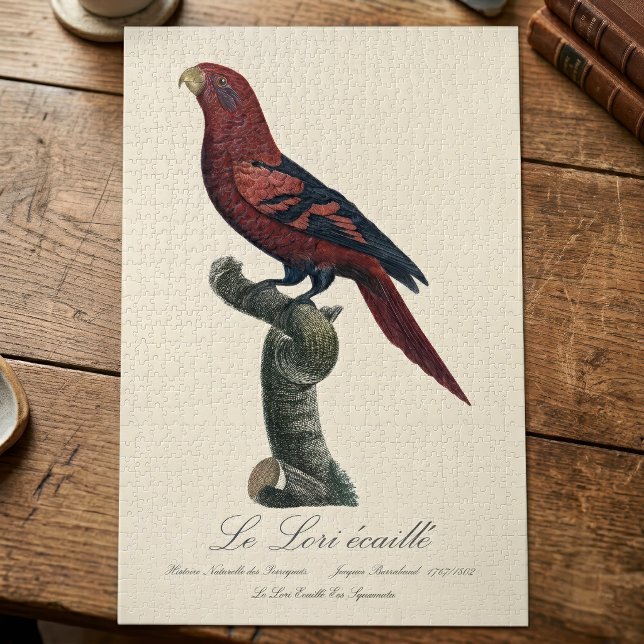 Ekaille von Le Lori (Blue-Streaked Lory, Trichoglossus reticulatus. Jigsaw Puzzle)