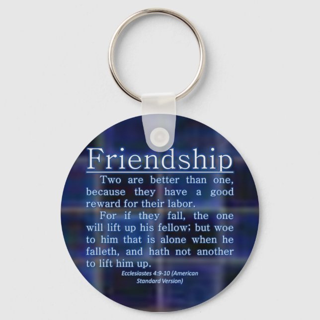 Ekclesiastes 4:9-10 schlüsselanhänger (Vorderseite)