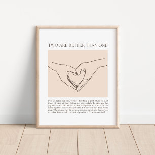 Ekclesiastes 4:9-12 poster