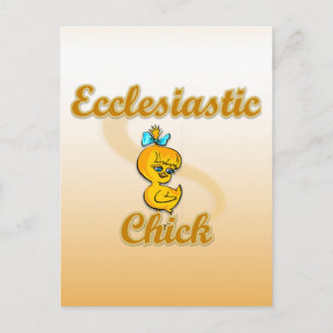 Ekclesiastic Chick Postkarte