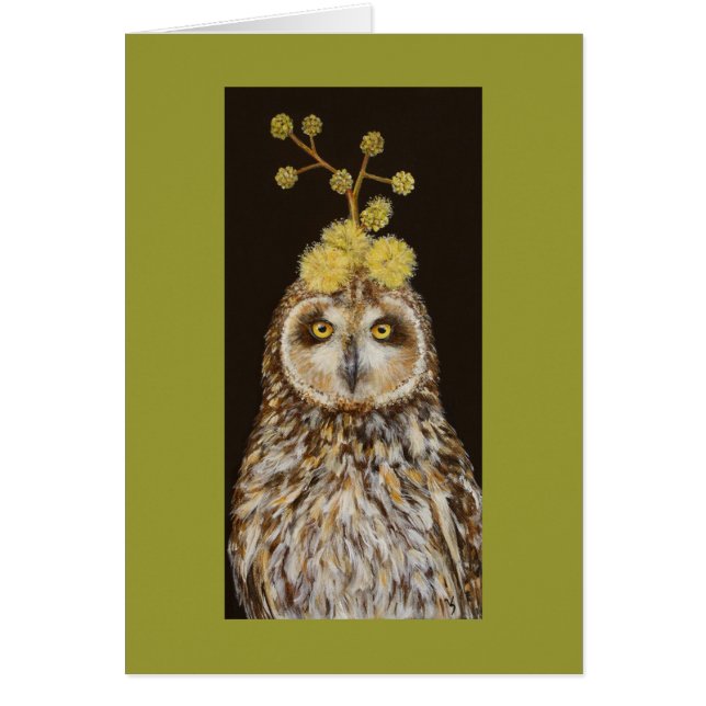 Ekewaka le hibou de pueo avec la carte de (Devant)