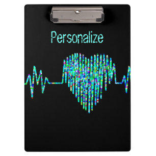 EKG Herzkranzgefäße Klemmbrett