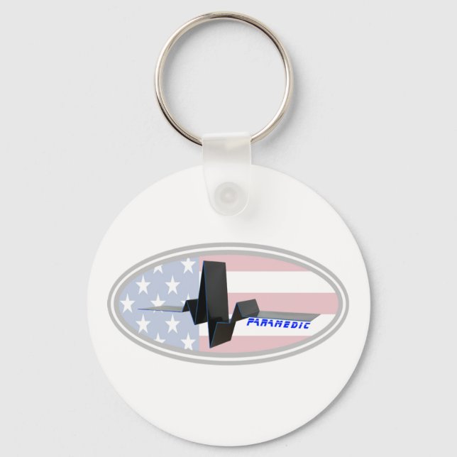 EKG Paramedic USA Schlüsselanhänger (Vorderseite)