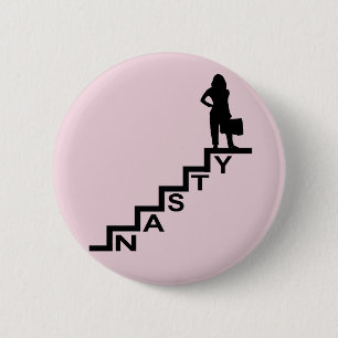Eklige Frau Button