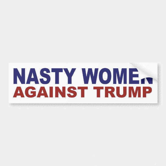 Eklige Frauen, die Eklige Frauen gegen Trump festh Autoaufkleber (Vorne)
