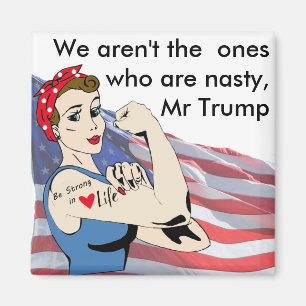 Eklige Frauen-patriotischer Demokrat-Magnet Magnet