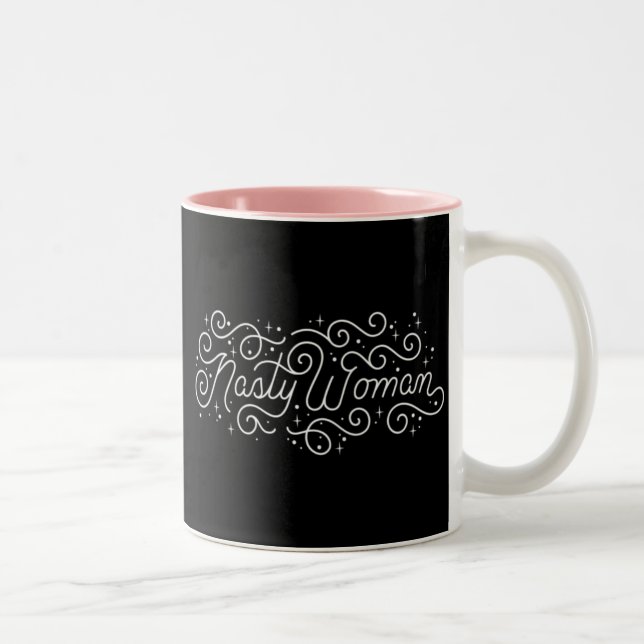 Eklige Frauen-Tasse Zweifarbige Tasse (Rechts)