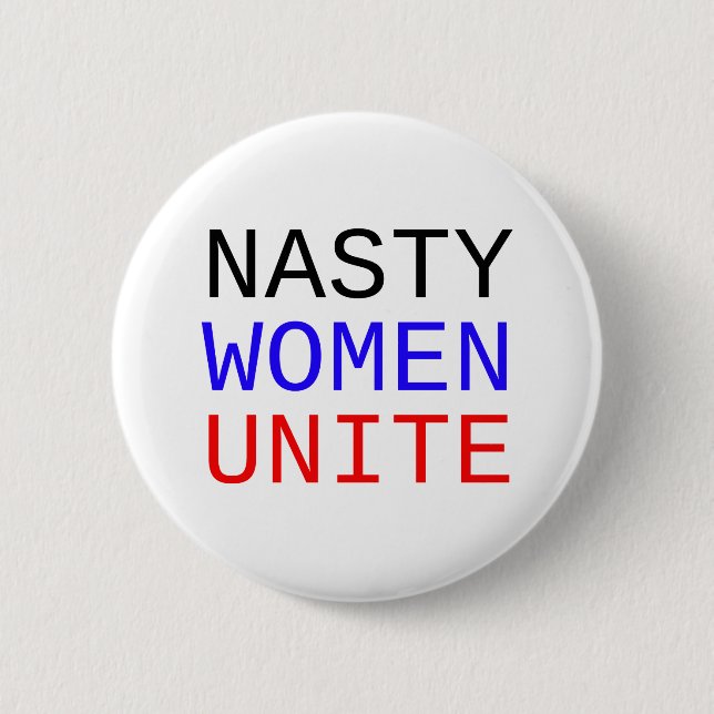 Eklige Frauen vereinigen Button (Vorderseite)