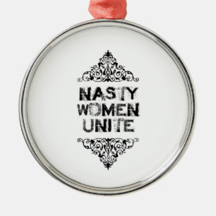 Eklige Frauen vereinigen Verzierung Ornament Aus Metall