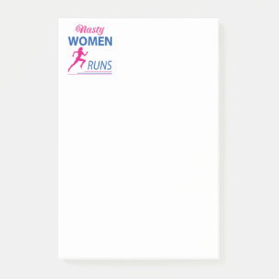 Eklige Frauenrennen Post-it Klebezettel