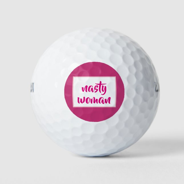 Eklige Frauenresist Golfball (Vorderseite)