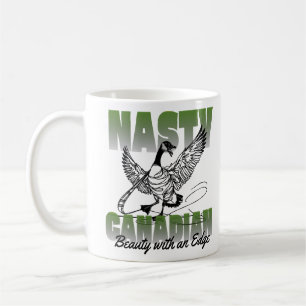 Eklige kanadische Gans Kaffeetasse