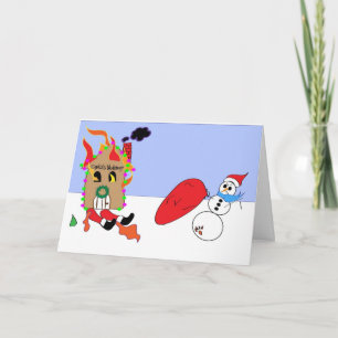 Eklige Weihnachten des Schneemanns