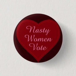 ekliger Frauenabstimmungsknopf Button