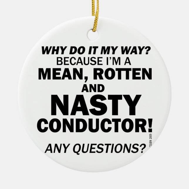 Ekliger Leiter Keramik Ornament (Vorne)