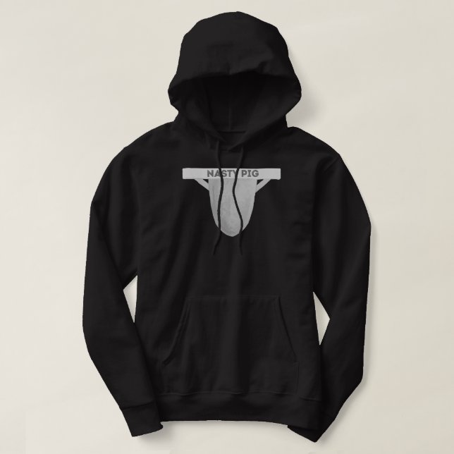Ekliger Schwanz Männer Gay Pride Bewusstsein LGBTQ Hoodie (Design vorne)
