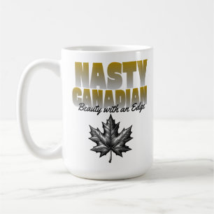 Ekliges kanadisches Ahornblatt Kaffeetasse