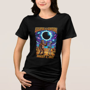 Eklipse des Jahrhunderts 2. August 2027 Historisch Tri-Blend Shirt