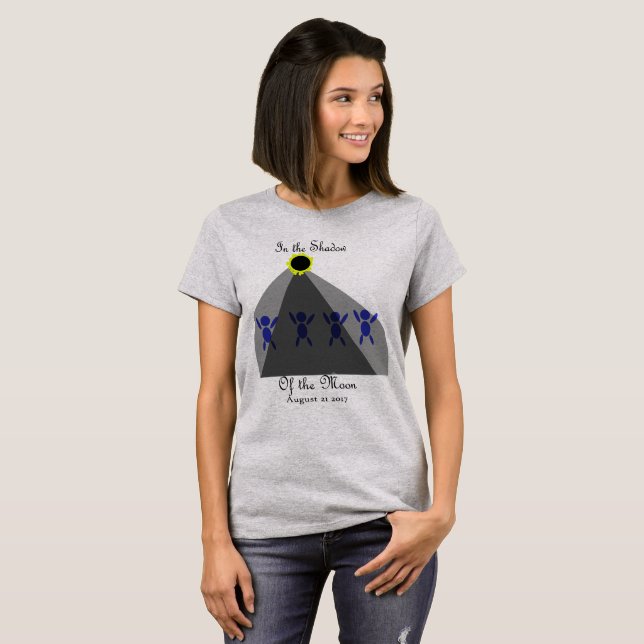 Eklipse "im Schatten des Mondes " T-Shirt (Vorne ganz)