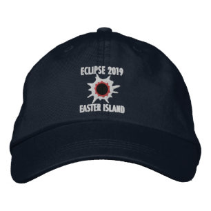 Eklipse-Osterinsel-Baseball-Mütze 2019 Bestickte Baseballkappe