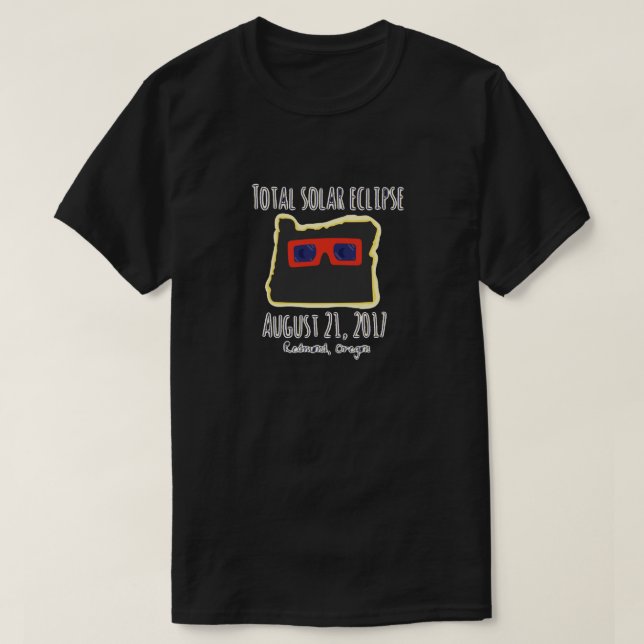 Eklipse-Shirt 2017 Redmond Oregon T-Shirt (Design vorne)