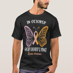 Ekzembewusstsein im Oktober tragen wir Lavendel &  T-Shirt