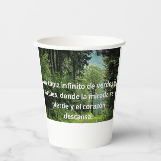 El Abismo Azul y Verde Pappbecher