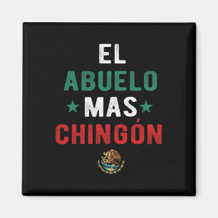 El Abuelo Mas Chingon Spanischer Lehrer Vatertag Magnet