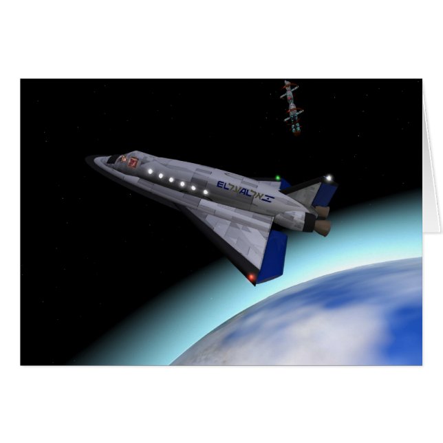 El Al Maslool Space Shuttle (Vorderseite (Horizontal))
