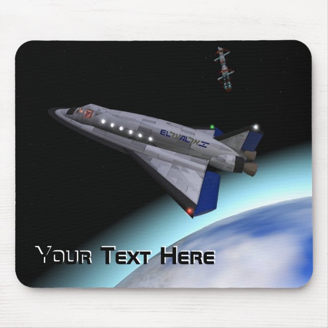 El Al Space Shuttle Mousepad (Vorne)