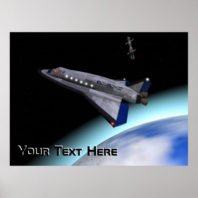 El Al Space Shuttle Poster (Vorne)