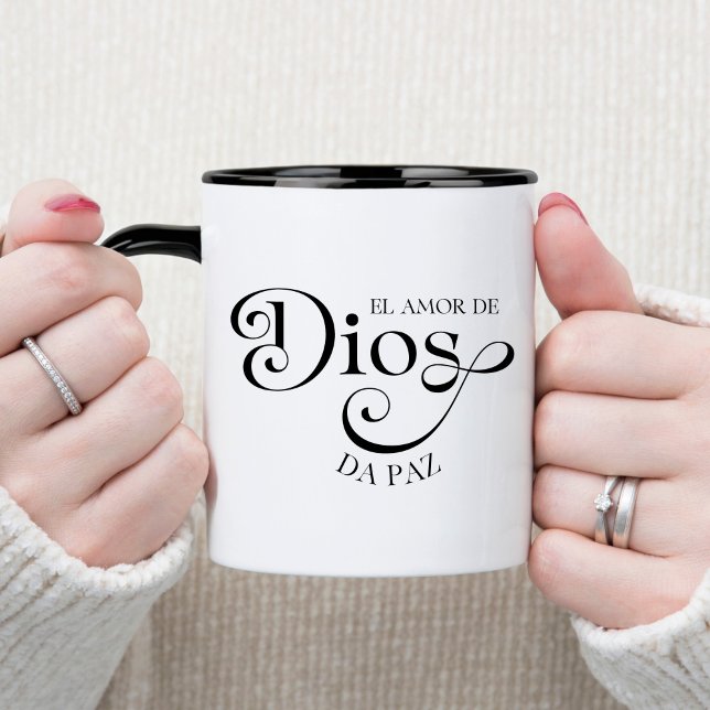 El Amor De Dios Espagnol Café Chrétien Mug (Créateur téléchargé)
